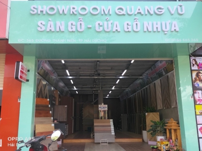 Showroom Quang Vũ - Sàn gỗ, cửa nhựa - 356-Đường Thanh Niên – Phường Hải Tân – Thành Phố Hải Dương